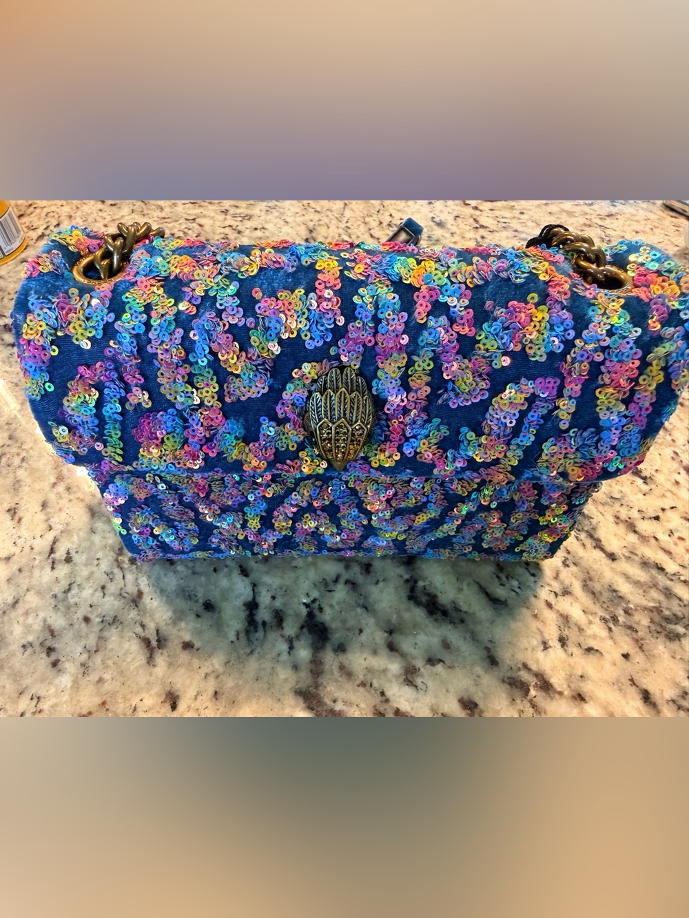 Kurt Geiger Sequin Multicolor Shoulder Bag - Women’s!